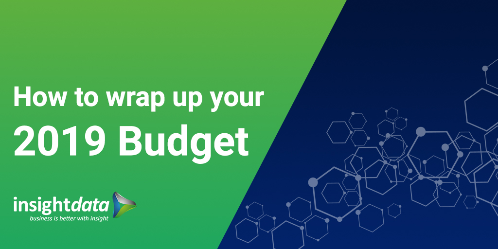 how to wrap up your 2019 budget graphic