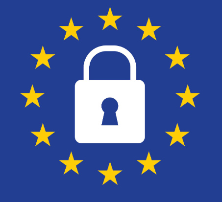 GDPR EU security and legality graphic