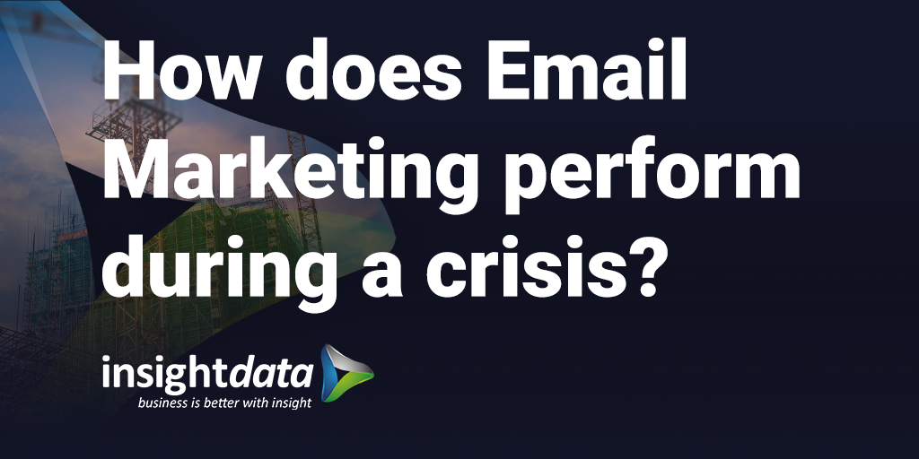 How does email marketing perform during a crisis