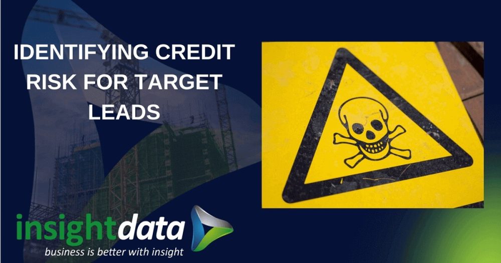 Identifying credit risk for target leads