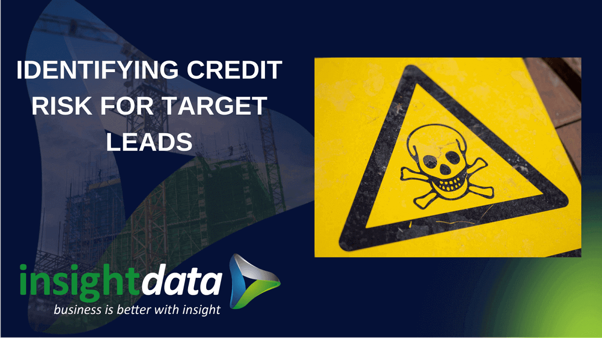 Identifying credit risk for target leads