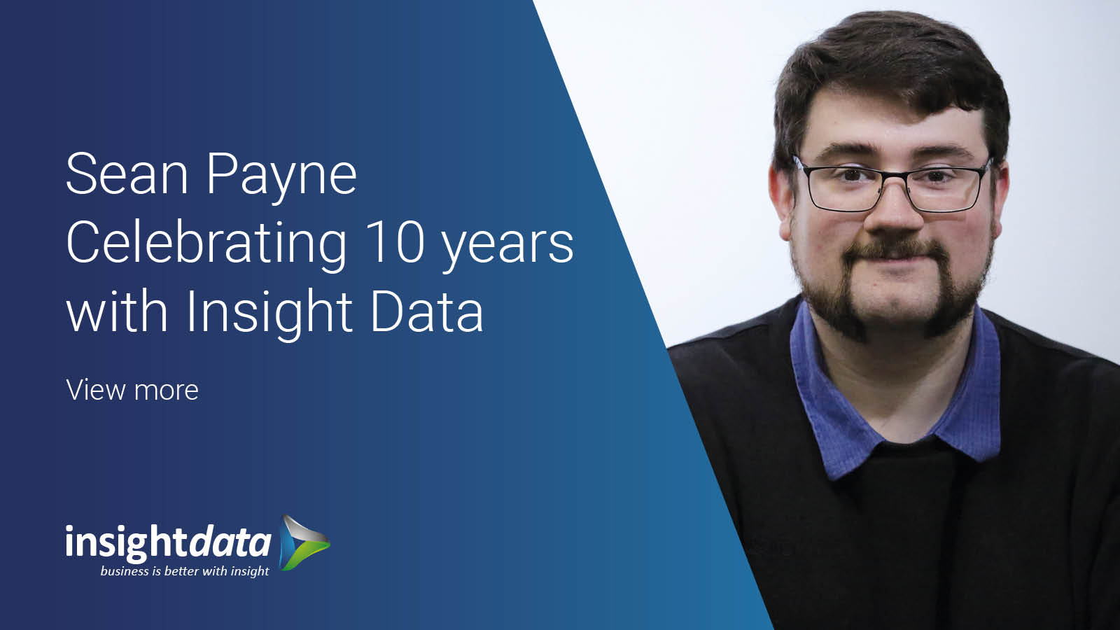 Sean Payne Celebrating 10 years with Insight Data