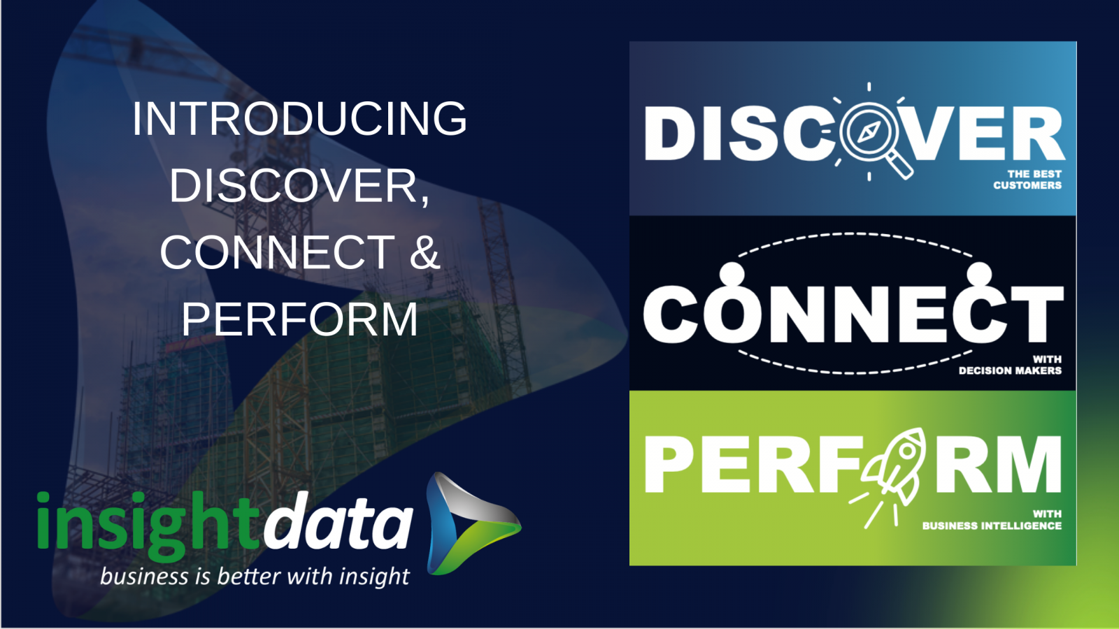 Introducing Discover, Connect & Perform