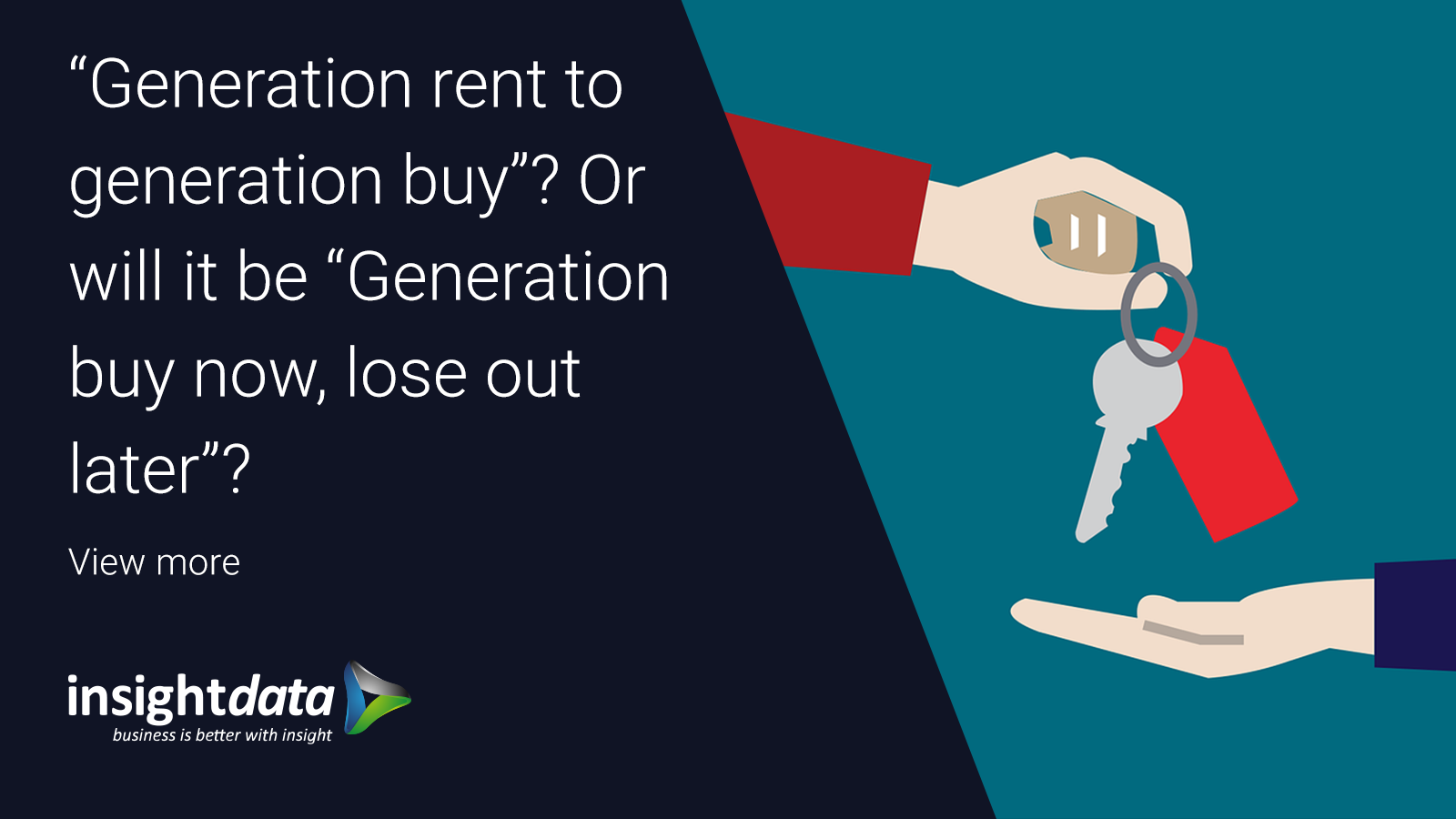“Generation rent to generation buy”? Or will it be “Generation buy now, lose out later”?