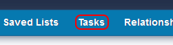 Salestracker - Tasks Button