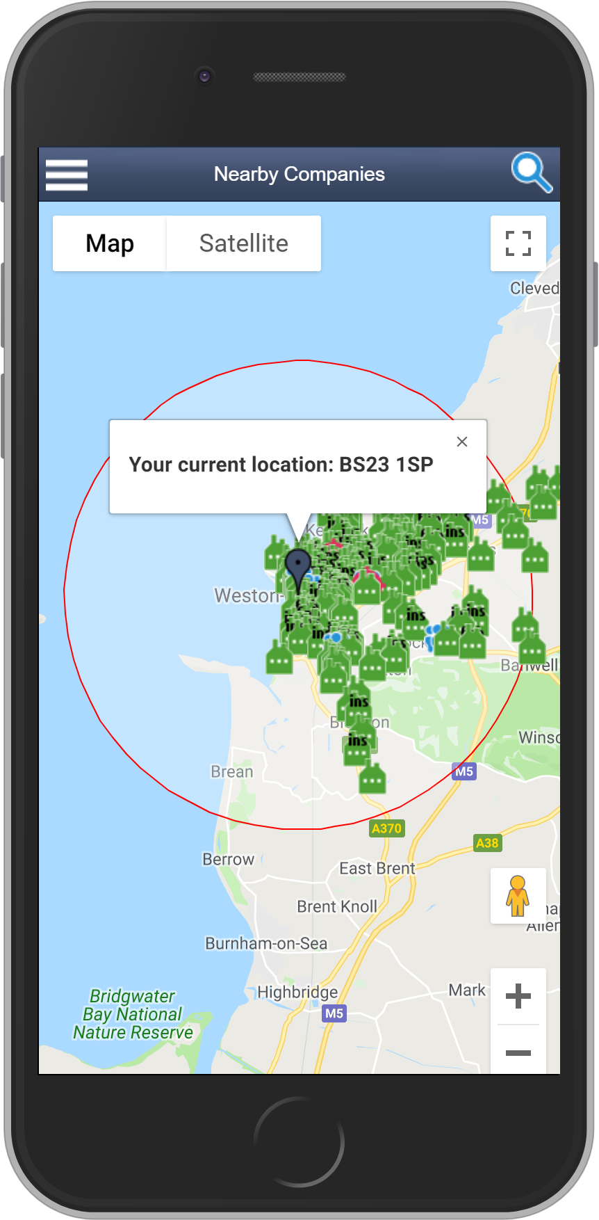 Salestracker Mobile Your Location